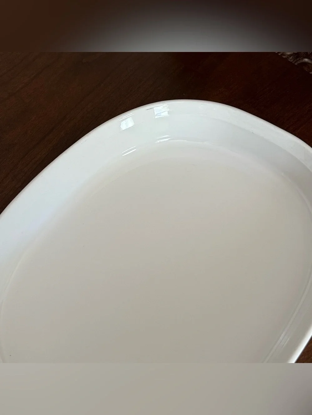 Corning Ware French White F-4-B 2.5 Liter Casserole Oval Baking Dish